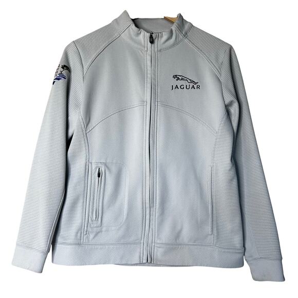 Cutter & Buck Jacket Mens Size S Jaguar Rolex Laguna‎ Seca Raceway Luxury Gray - Picture 1 of 9